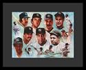 New York Yankees (Captains) Framed & Matted Sports Poster Print - 16" X 20"