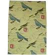 Blue Birds 2 Bluebirds on Green Cavallini Papers Decorative Paper 20 by 28 inches