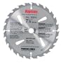 Porter Cable 12810 Riptide 7-1/4-Inch 24 Tooth ATB Thin Kerf Crosscutting and Ripping Saw Blade with 5/8-Inch and Diamond Knockout Arbor for Blade-Right Saws