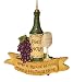 Tuscan Pinot Noir "Over A Bottle Of Wine...Friends" Christmas Ornament