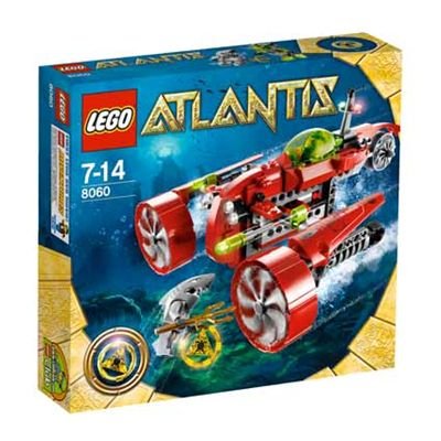 Lego - 8060 - Jeu de Construction - Lego Atlantis - Le Sous-marin Turbo