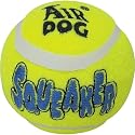 Dog Tennis Ball Air Kong Squeaker Medium Pack of 3