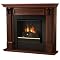 Ashley Ventless Fireplace - Mahogany Finish