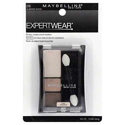 Maybelline New York Eye Shadow, Chic Naturals, Almond Satin 218 0.13 oz (3.6 g)