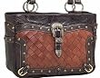 Zip-top Western Satchel Tote Purse By American West All Colors 374