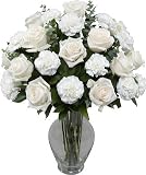 Coconut Cream with Hourglass Vase