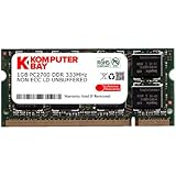 Komputerbay 1GB DDR SODIMM (200 pin) 333Mhz DDR333 PC2700 LAPTOP MEMORY