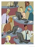 517QzDhP2iL. SL160  Open Floor Plan Business Giclee Poster Print, 18x24