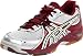 ASICS Women's GEL-1130V Volleyball Shoe,Cardinal/White/Silver,8 B US