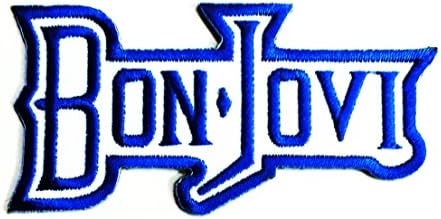 Bon Jovi Patches Iron on Patch / Embroidered Patch This Appliques Are Great for T-shirt, Hat, Jean ,Jacket, Backpacks. By Pbear Shop