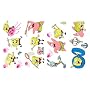 Spongebob Squarepants Wall Stickers Set by Borders Unlimited