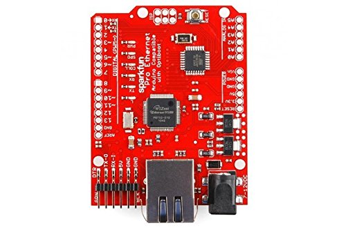 Ethernet Pro,Arduino-Sized, Shield-Compatible Microcontroller ,Ethernet Shield (Wiznet W5100) , "Arduino/Ethernet Double-Stack," ,'Optiboot' Bootloader,Select "Arduino Uno" In The Arduino Ide