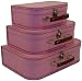 Cargo Cool Euro Case Set Of 3, 3 PIECE SET, PINK BLUSH