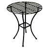 PTC Home & Garden Bistro Round Table, Black