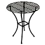 PTC Home & Garden Bistro Round Table, Black