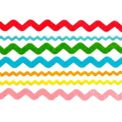 Martha Stewart Crafts Sticker Borders Bright Felt 12'' By The Package