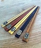 5pcs Japanese Bamboo Chopsticks Gift Set Multi Color Design (MNT)