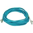 10Gb Fiber Optic Cable, LC/LC, Multi Mode, Duplex - 10 Meter (50/125 Type) - Aqua