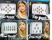 Lightahead® Good Quality 4 PACK BOLLYWOOD HEAD BINDI TATTOO INDIAN ART RHINESTONE STICK ON REUSEABLE