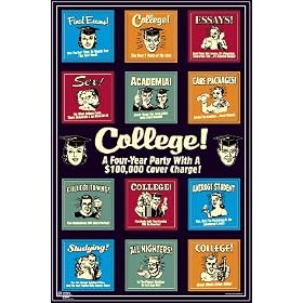 Retrospoof - College Collage Humor Poster Print, 23x35