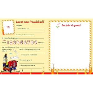 Feuerwehrmann Sam Kindergartenfreundebuch: Meine Kindergartenfreunde