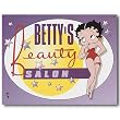 Nostalgic Betty Boop Tin Sign : Beauty Salon