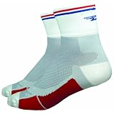 (ディフィート)DeFeet ロードバイク　ソックス　ホワイト D5501