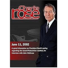 Charlie Rose with Michael Tarazi & Henry Siegman; John McEnroe (June 11, 2002)