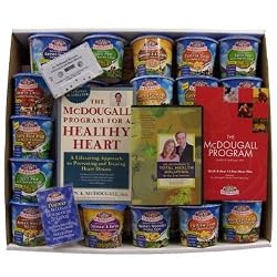 Healthy Heart Program Kit, 36 meal cups, McDougall's Medicine DVD, Book, Menu Plan, Audiotapes