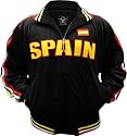 International World Cup Track Jackets -- Spain Soccer Jacket (Black)
