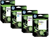 HP 940XL BLACK CYAN MAGENTA YELLOW BUNDLE PACK