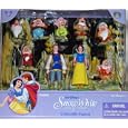 Disney Snow White Poseable Figurine Figure Set