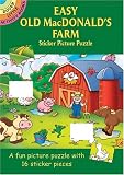 Buy : Easy Old MacDonalds Farm Sticker Picture Puzzle (Dover Little Activity Books)