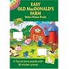 Easy Old MacDonald's Farm Sticker Picture Puzzle (Dover Little Activity Books)