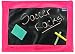 Princess Linens Doodlebugz Chalk Talk Chalkboard Placemat Hot Pink