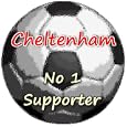 Cheltenham Town No 1 Supporter-9cm Round Acrylic Coaster by Danetre Gifts