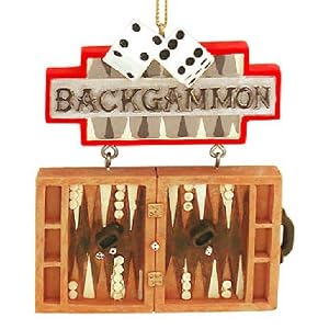 Backgammon Christmas Ornament! Backgammon Christmas Ornament!