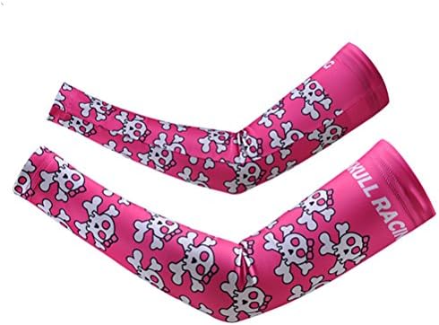 llcycling Arm Sleeves Comfortable Easy Wear for Cycling-red-xl