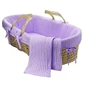 Tadpoles Basics Lavender Moses Basket