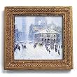 At Herald Square - Gold Frame Magnet with pop-out easel (2-3/4" x 2-1/2")
