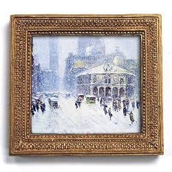 At Herald Square - Gold Frame Magnet with pop-out easel (2-3/4" x 2-1/2")
