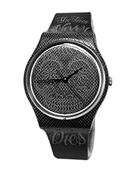 Swatch GM180 time never dies black dial rubber strap unisex watch NEW