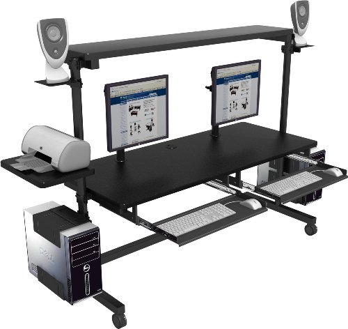 Versa Center 60''x24 - Black Frame, Black Surface