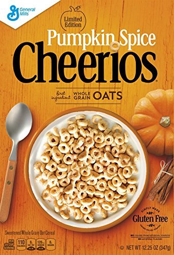 General Mills Limited Edition Pumpkin Spice Cheerios - 12 Oz