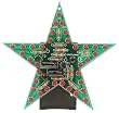 LED Flashing Holiday Star Kit, Red
