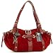 Sac � main en cuir su�de Caprice sign� Catwalk Collection - Rose