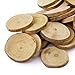 OULII Wood Log Slices Discs Christmas Wedding Centerpieces for DIY Crafts, 4-5CM, 30pcs