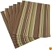 DII Garden Grove Stripe Placemat, Set of 6