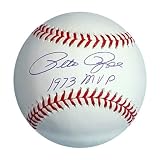 Pete Rose Autographed Baseball with 1973 MVP Inscription