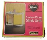 c1976 Sindy Eastham E-Line sink unit with some accessories in original box NEGR9
